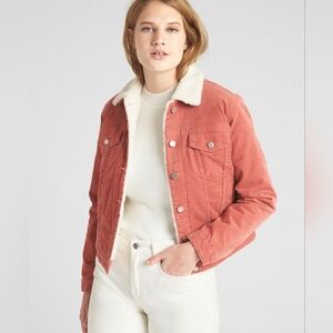 Gap Sherpa- Lined Icon Cord Jacket